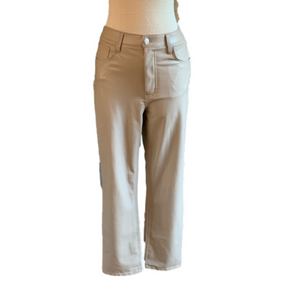 Abercrombie & Fitch sz 27 The 90s straight ultra high rise faux leather pants